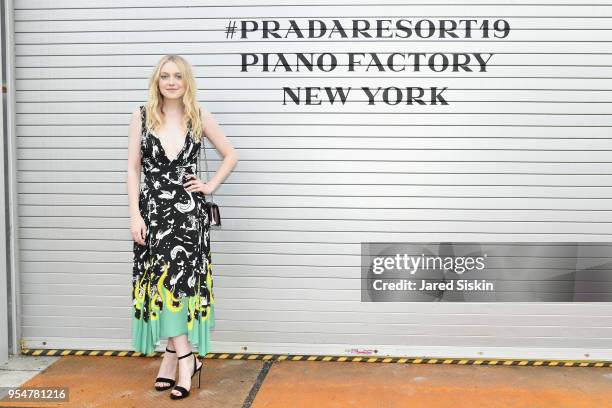 Actor Dakota Fanning attends the Prada Resort 2019 fashion show on May 4, 2018 in New York City.