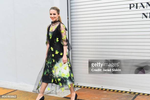 Actor Dianna Agron attends the Prada Resort 2019 fashion show on May 4, 2018 in New York City.