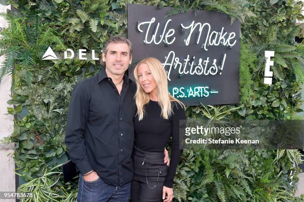Danny Zoller and Amy Zoller attend P.S. ARTS' the pARTy! 2018 at Marciano Art Foundation on May 4, 2018 in Los Angeles, California.