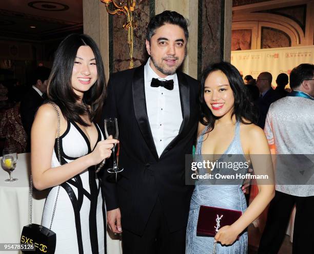 Jia Qing, Naeem Tyab, and Kathryn Yao attend the 2018 China Fashion Gala at The Plaza Hotel on May 4, 2018 in New York City.