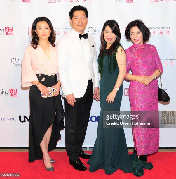 Meng Sui, Kai Tang, Lisa Ye, and guest attend the 2018 China Fashion Gala at The Plaza Hotel on May 4, 2018 in New York City.
