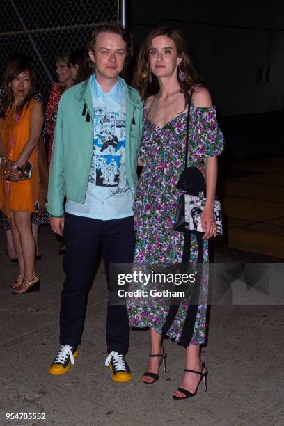 Dane DeHaan and Anna Wood attend the Prada Resort 2019 Fashion Show in Midtown on May 4, 2018 in New York City.