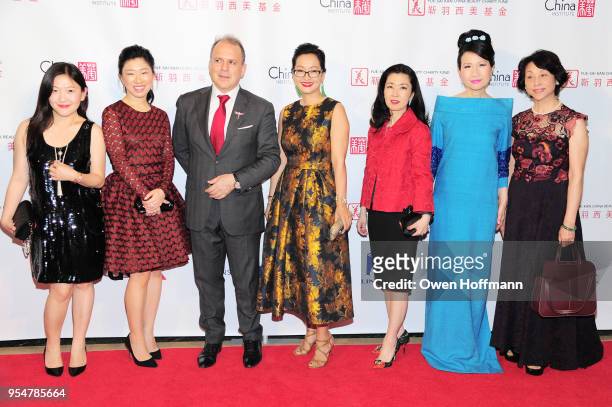Angelina Sun, Patricia Pan, Philippe Galtie, Katy Chen, Miyoko Demay, Chiu-Ti Jansen, and guest attend the 2018 China Fashion Gala at The Plaza Hotel...