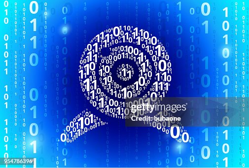 Webcam Binary Code Blue Vector Pattern Background Webcam Binary Code Blue Vector Pattern Background