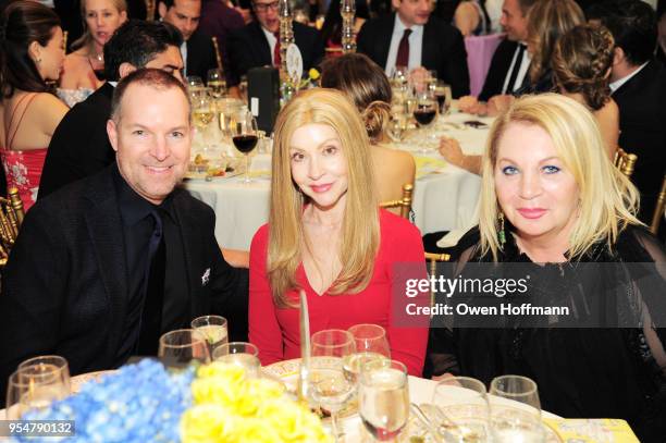 Philips McCarty, Evie Evangelou, and Helen Yarmak attend the 2018 China Fashion Gala at The Plaza Hotel on May 4, 2018 in New York City.