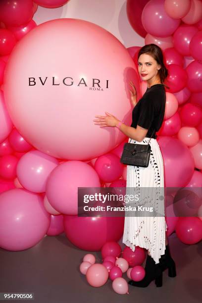 Laura Berlin during the Bulgari Omnia Pink Sapphire party on May 4, 2018 in Berlin, Germany.