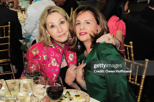 Susan Gutfreund and guest attend the 2018 China Fashion Gala at The Plaza Hotel on May 4, 2018 in New York City.