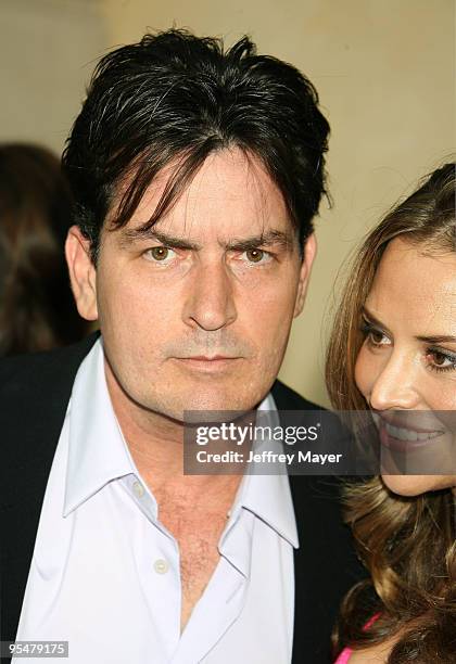 Charlie Sheen and Brooke Mueller