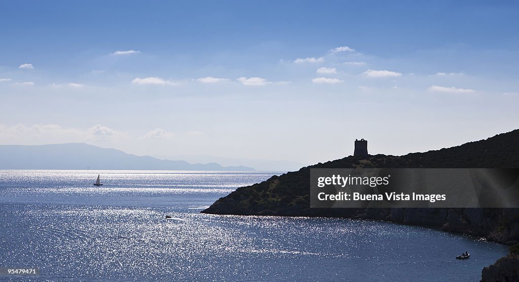 Mediterranean coast near Capo Caccia