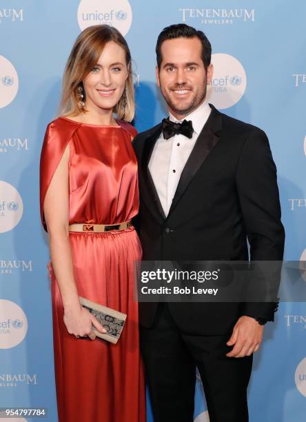 Catherine Clarke Murphy and guest attend the Fifth Annual UNICEF Gala Houston 2018 at The Post Oak Houston on May 4, 2018 in Houston, Texas.