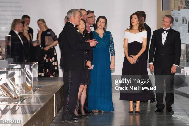 Nordic Museum Executive Director Eric Nelson, President of Iceland Gudni Th. Johannesson, Iceland First Lady Eliza Reid, Her Royal Highness the Crown...