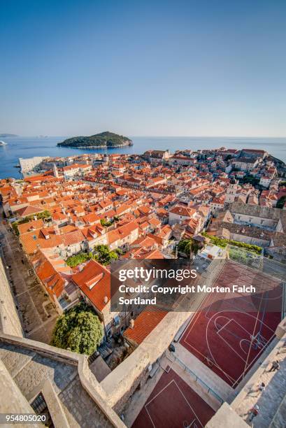 old town, dubrovnik - dubrovnik old town foto e immagini stock