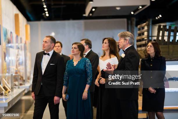 President of Iceland Gudni Th. Johannesson, Iceland First Lady Eliza Reid, Her Royal Highness the Crown Princess Mary of Denmark, Nordic Museum...