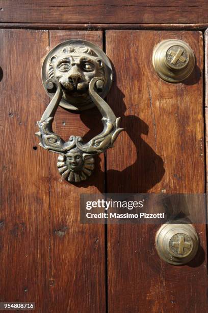 detail of a door in cordoba - massimo pizzotti stock pictures, royalty-free photos & images