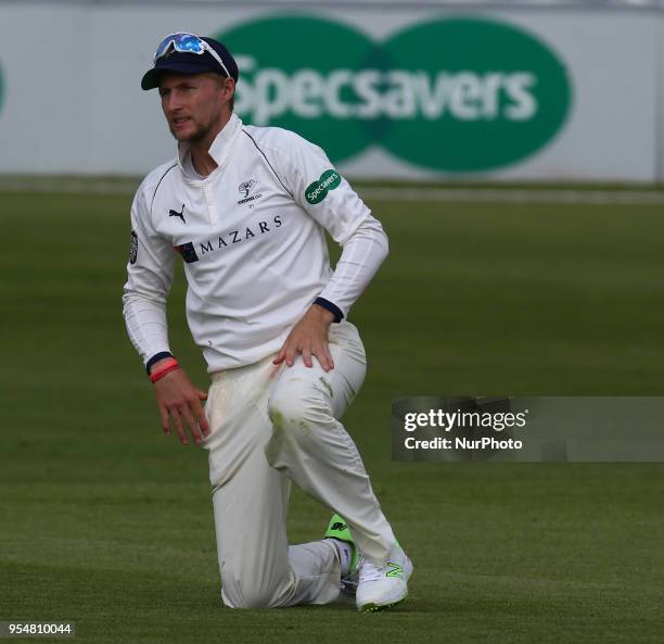 Yorkshire's Joe Root during Specsavers County Championship - Division One, day one match between Essex CCC and Yorkshire CCC at The Cloudfm County...