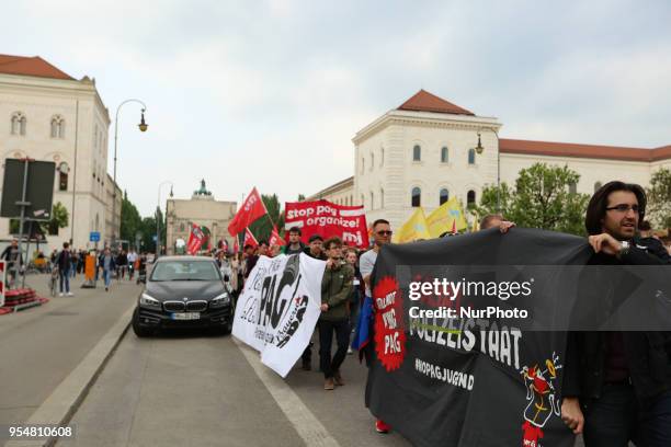 The youth alliance against the Bavarian Polizeiaufgabengesetz demonstrated to mobilise for the big demonstration on Thursday 10th May. The protest...