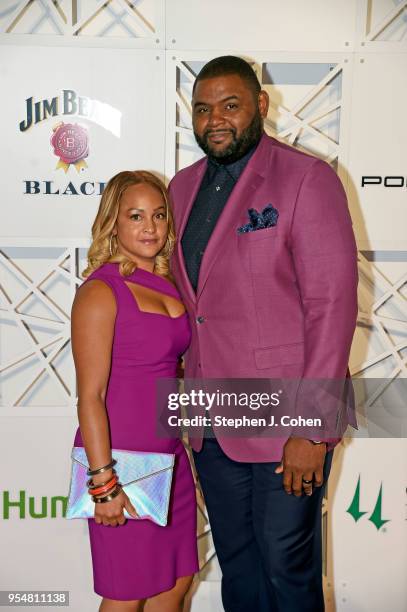 Orlando Pace and Carla Pace attends The Trifecta Gala on May 4, 2018 in Louisville, Kentucky.