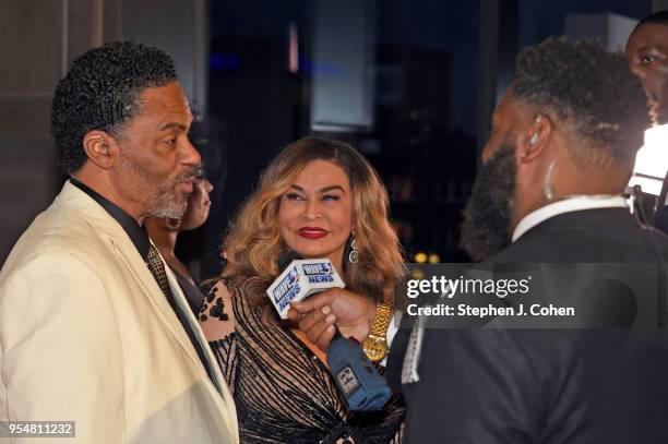 Richard Lawson and Tina Knowles attends The Trifecta Gala on May 4, 2018 in Louisville, Kentucky.