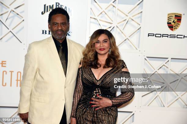 Richard Lawson and Tina Knowles attends The Trifecta Gala on May 4, 2018 in Louisville, Kentucky.