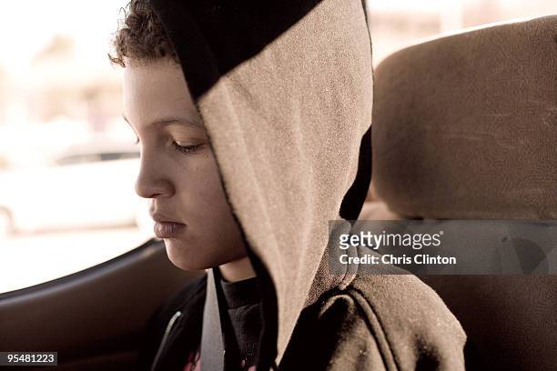 teen boy in a car - comfort clinton stock pictures, royalty-free photos & images