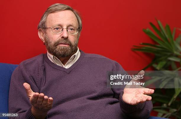 Francis Wacziarg of the Neemrana Music Foundation in New Delhi on Saturday, December 28, 2009.