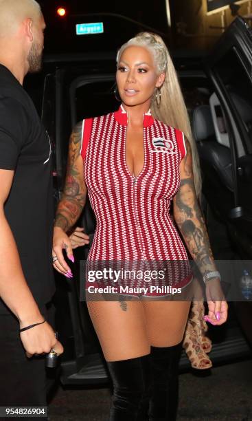 Amber Rose arrives at Church on Sundays hosted by Amber Rose on April 29, 2018 in Hollywood, California.