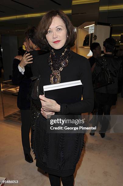 Barbara Amiel attend the Prada Book Launch Party at the Prada Boutique on December 15, 2009 in Toronto, Canada.