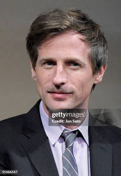 Director Spike Jonze attends "Where The wild Things Are" press conference at The Ritz Carlton Hotel on December 14, 2009 in Tokyo, Japan. The film...
