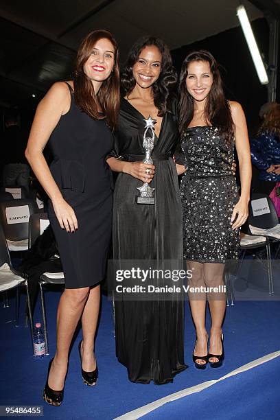 Gisella Marengo, Shannon Kane and Elsa Pataky attend the third day of the 14th Annual Capri Hollywood International Film Festival on December 29,...