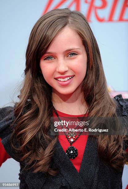 Actress Ryan Newman arrives at Variety's 3rd annual "Power of Youth" event held at Paramount Studios on December 5, 2009 in Los Angeles, California.