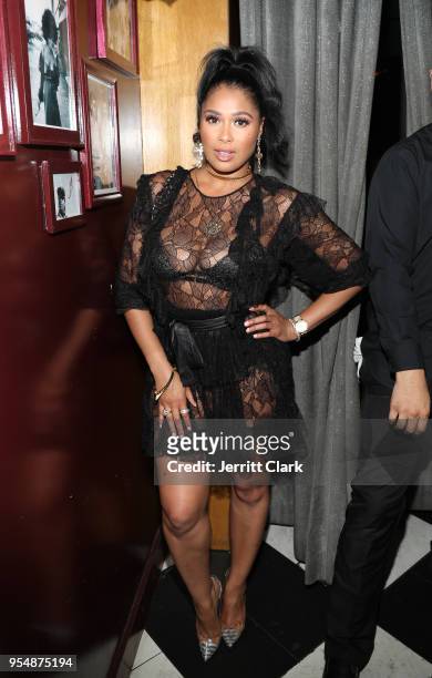 Althea Heart attends Amina Buddafly Album Release And Listening Party at The Peppermint Club on May 4, 2018 in Los Angeles, California.