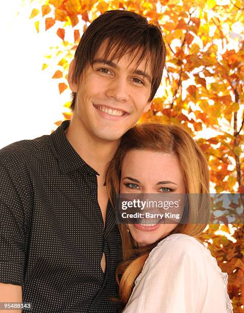 Actor Casey Deidrick and actress Molly Burnett attend the "Days of Days" Fan Event for "Days Of Our Lives" soap opera held at Universal CityWalk on...