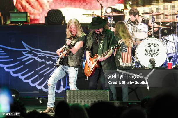 Lynyrd Skynyrd perform live during Lynyrd Skynyrd: Last Of The Street Survivors Tour Presented By SiriusXM - Opening Night at Coral Sky Amphitheatre...