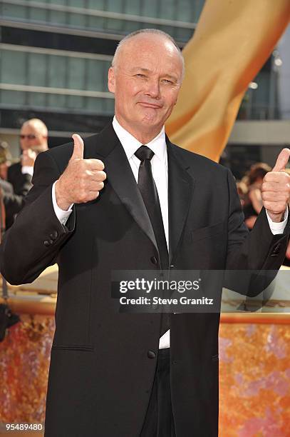 Actor Creed Bratton arrives at the 61st Primetime Emmy Awards held at the Nokia Theatre on September 20, 2009 in Los Angeles, California.