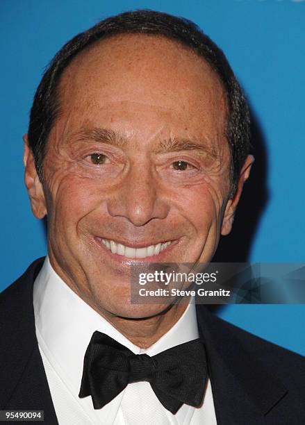 Paul Anka attends the UNICEF Ball honoring Jerry Weintraub at The Beverly Wilshire Hotel on December 10, 2009 in Beverly Hills, California.