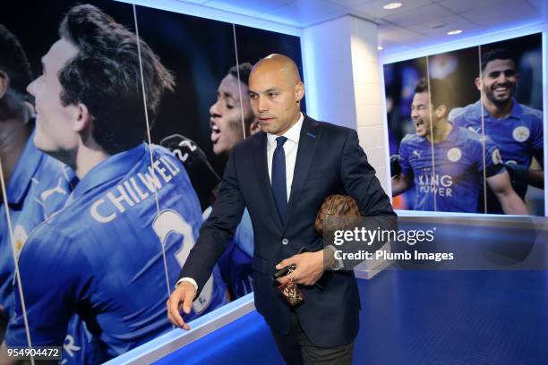 Yohan Benalouane of Leicester City ahead of the Premier League match between Leicester City and West Ham United at King Power Stadium on May 5th ,...