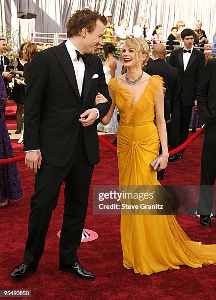 Heath Ledger and Michelle Williams