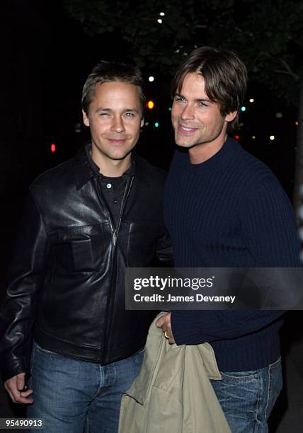 Chad Lowe and Rob Lowe