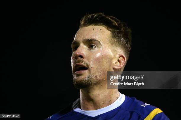 Clinton Gutherson of the Eels looks on during the round nine NRL match between the Cronulla Sharks and the Parramatta Eels at Southern Cross Group...