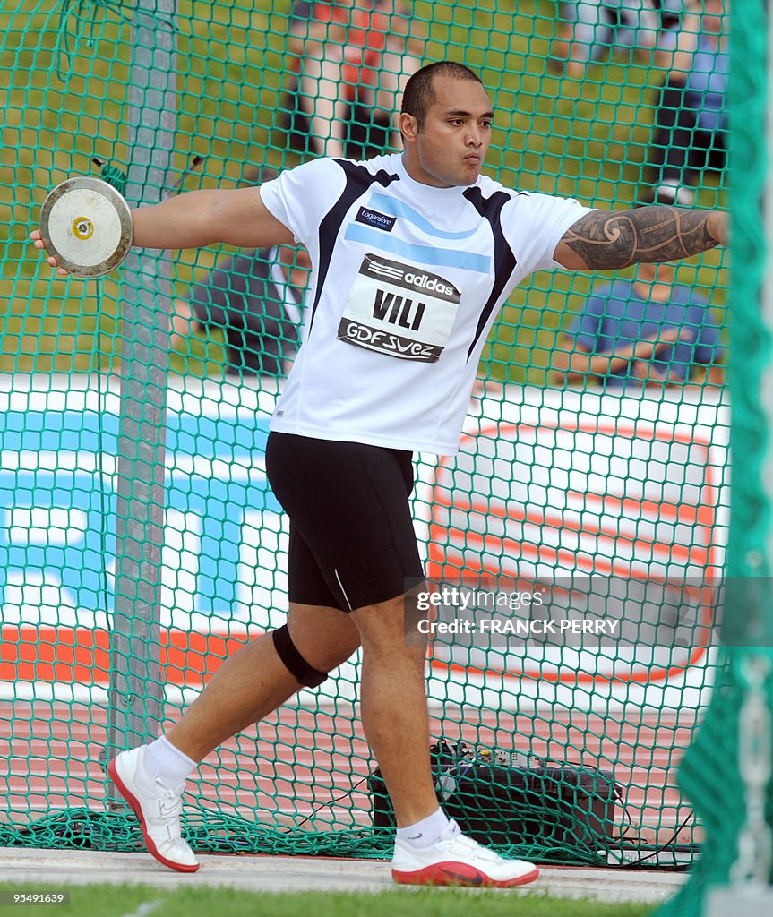French Bertrand Vili competes during the