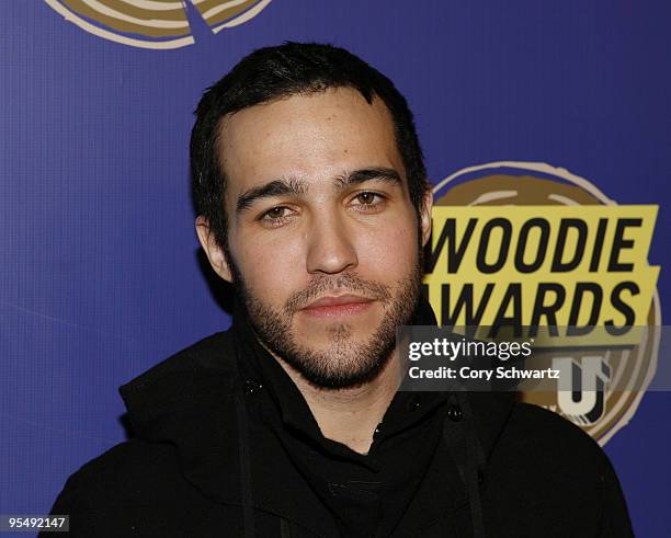 Pete Wentz of Fall Out Boy attends the 2009 mtvU Woodie Awards at the Roseland Ballroom on November 18, 2009 in New York City.