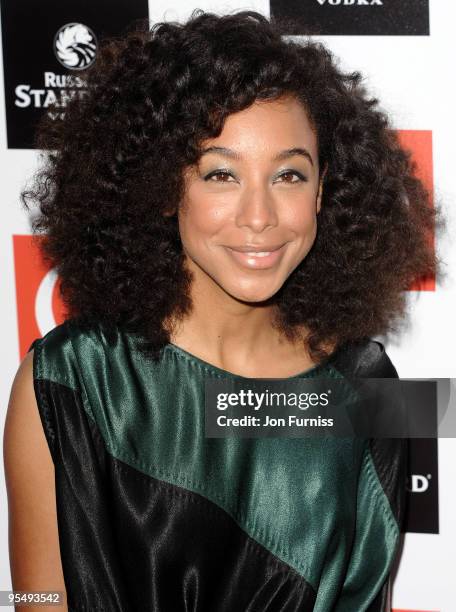 Corinne Bailey Rae attends the Q Awards at The Grosvenor House Hotel on October 26, 2009 in London, England.