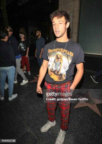 Cameron Dallas is seen on May 04, 2018 in Los Angeles, California.