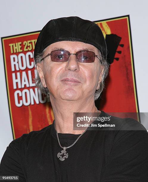 Dion attends the 25th Anniversary Rock & Roll Hall of Fame Concert at Madison Square Garden on October 29, 2009 in New York City.