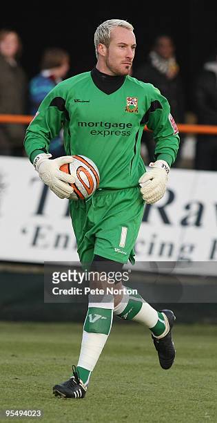 Jake Cole of Barnet during the Coca Cola League Two Match between Barnet and Northampton Town held at the Underhill Stadium on December 28, 2009 in...
