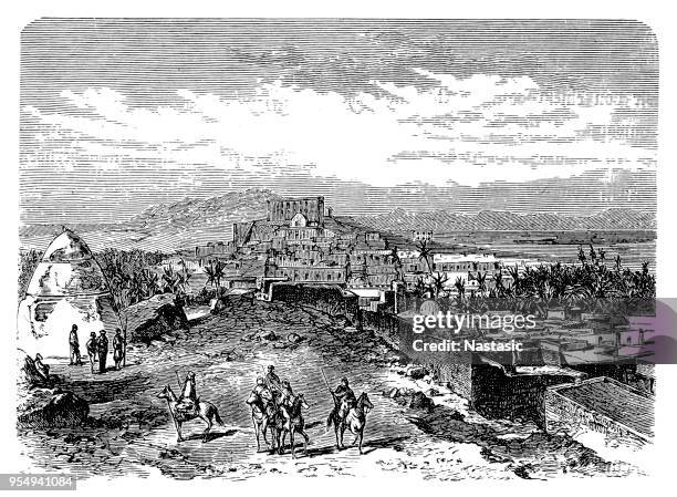 "el uruat ( laghuat)" ,algeria - algeria stock illustrations