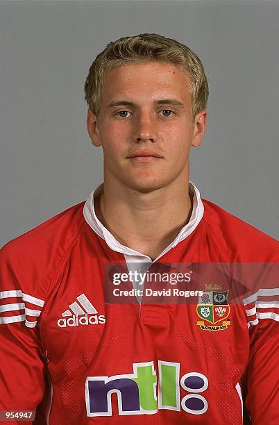 Portrait of Simon Taylor of the British and Irish Lions for the tour to Australia at a photo call in Basingstoke, England. \ Mandatory Credit: Dave...