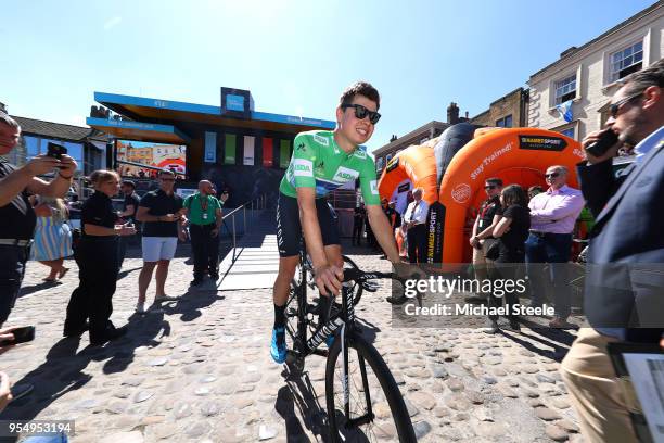 Start / Harry Tanfield of Great Britain and Team Canyon Eisberg / Green Point Jersey / during the 4th Tour of Yorkshire 2018, Stage 3 a 181km stage...