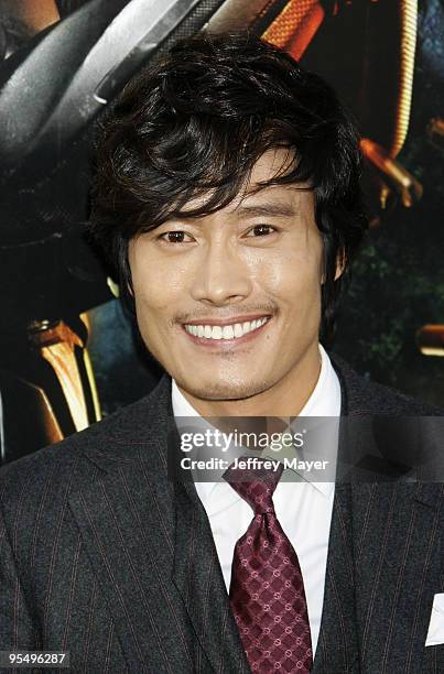 Actor Byung-hun Lee arrives to the Los Angeles Special Screening of "G.I. Joe: The Rise of Cobra" at the Grauman's Chinese Theatre on August 6, 2009...