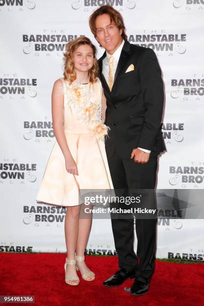 Dannielynn and Larry Birthed appear at the Barnstable Brown Gala on May 4, 2018 in Louisville, Kentucky.